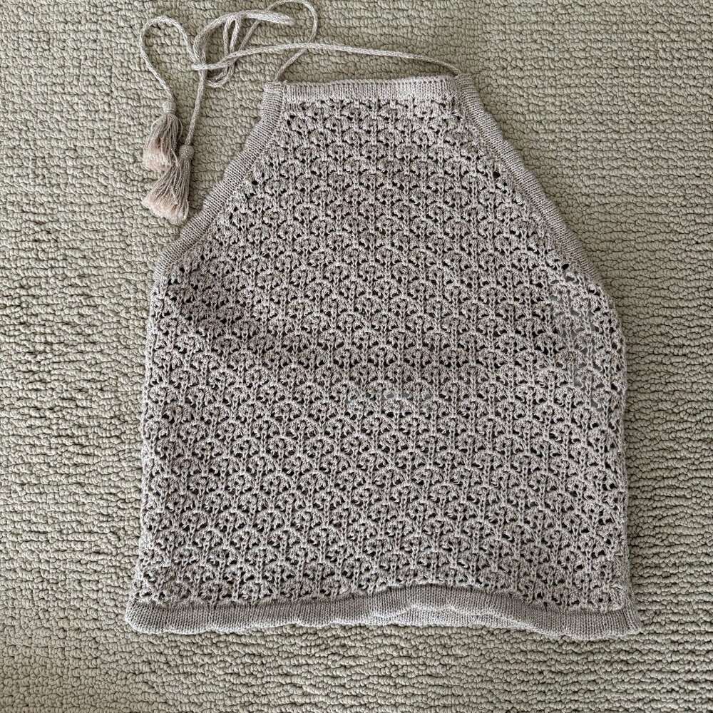 Zara Crochet Halter Top